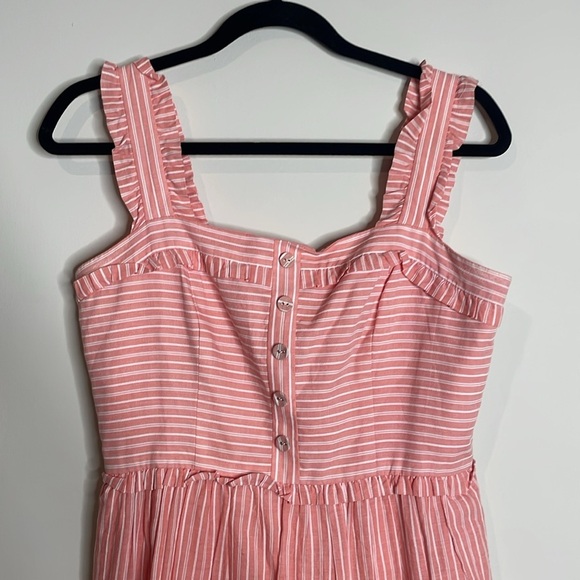 Gal Meets Glam | Courtney Rio Stripe Lawn Maxi Dress Size 6 - Picture 3 of 7